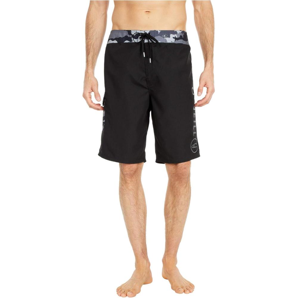 image:imageONEILL Mens 21 Inch Geo Print Boardshorts  Water Resistant Swim Trunks for Men with Quick Dry Stretch Fabric and PocketsBlack Camo 2  Santa Cruz Printed 20