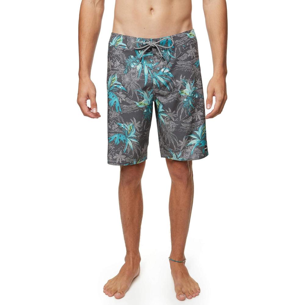 image:imageONeill Mens Lennox Hermosa Solid Volley 17 BoardshortsAsphalt Islander