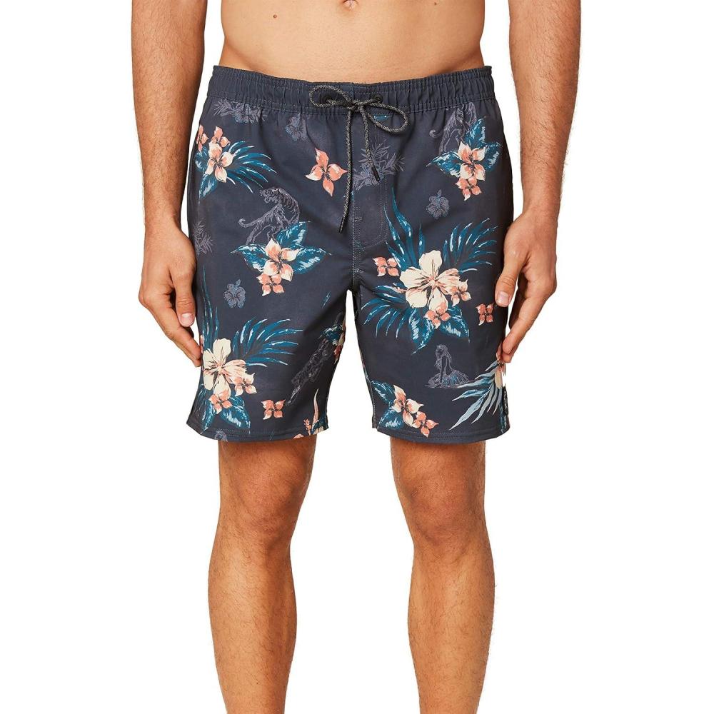 image:imageONeill Mens Lennox Hermosa Solid Volley 17 BoardshortsGraphite Bloom
