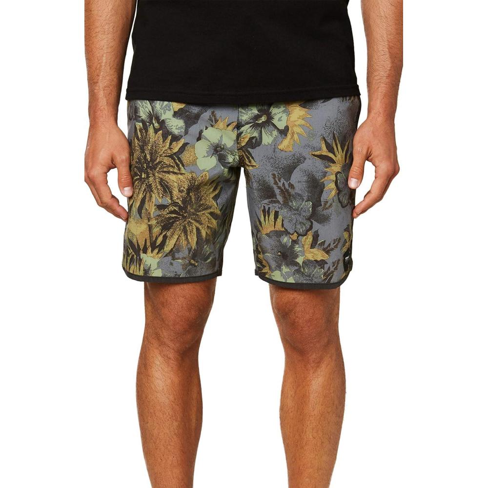 image:imageONeill Mens Lennox Hermosa Solid Volley 17 BoardshortsGrey Island Rhythms
