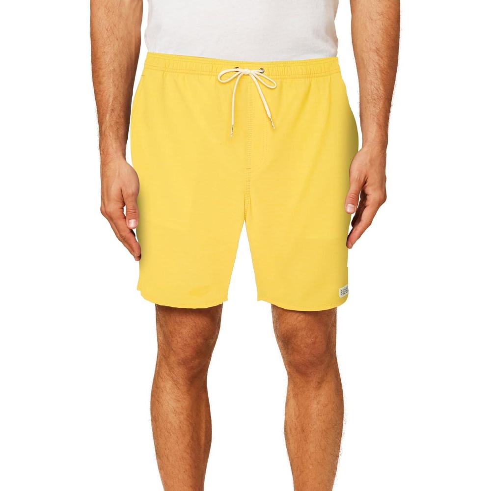 image:imageONeill Mens Lennox Hermosa Solid Volley 17 BoardshortsLemon Solid Volley