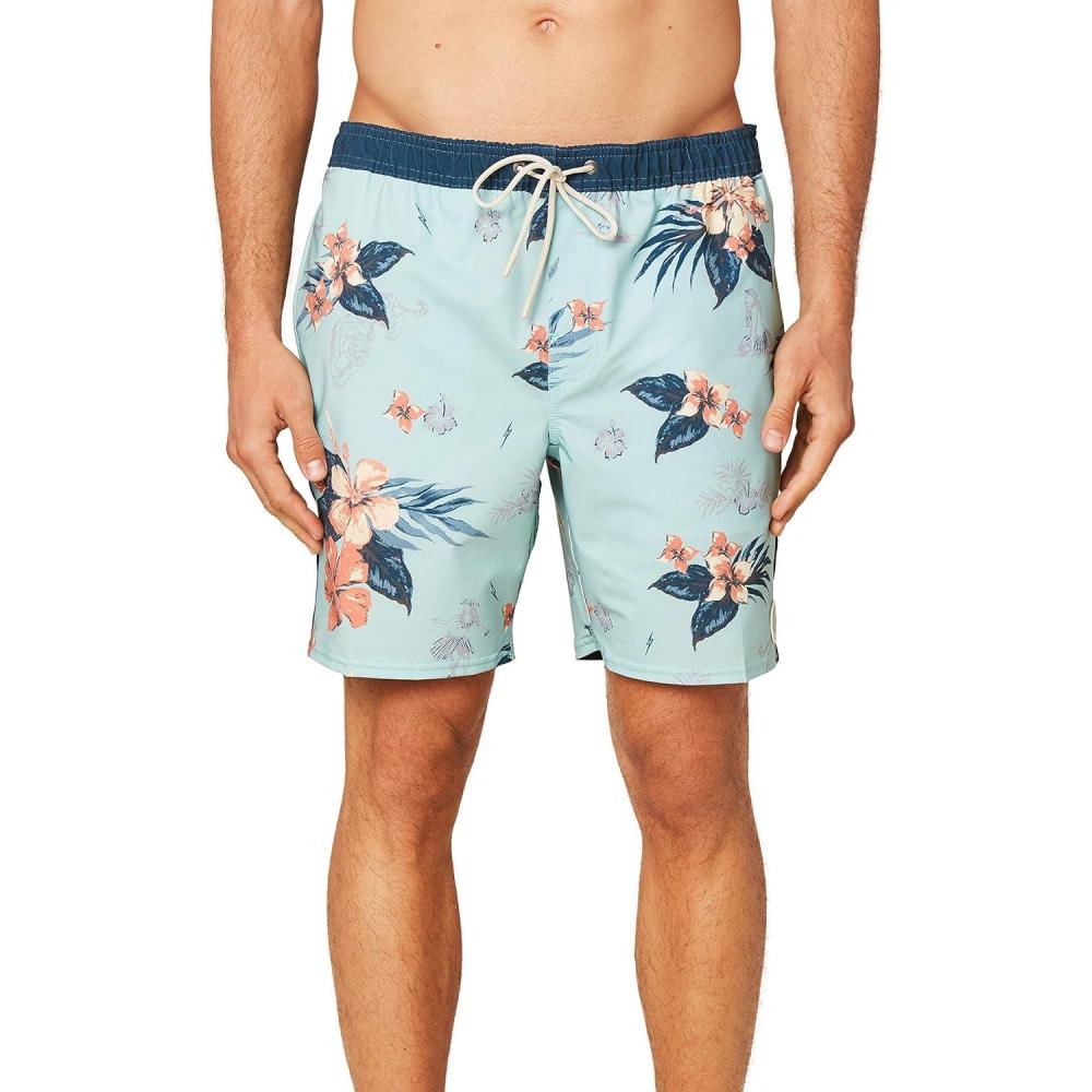 image:imageONeill Mens Lennox Hermosa Solid Volley 17 BoardshortsSea Foam Bloom