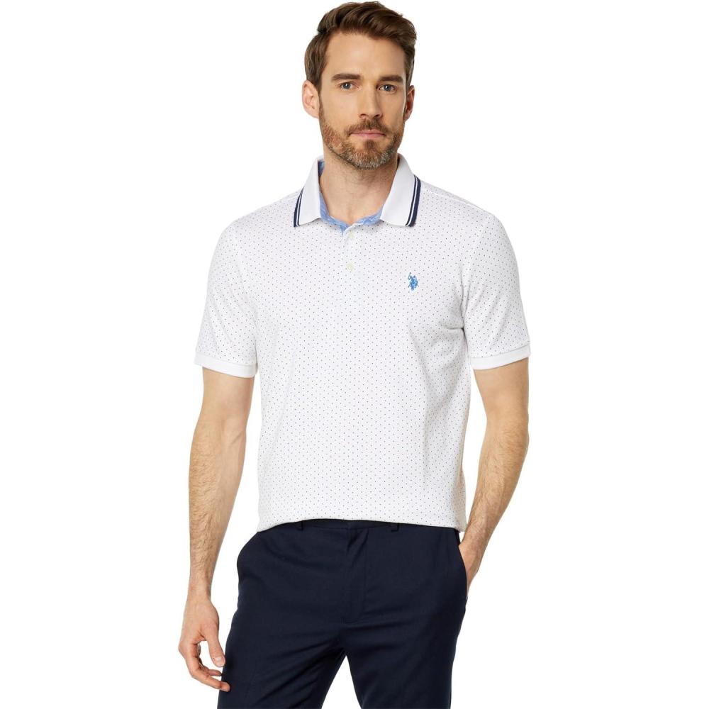 image:imagePolka Dot Polo ShirtWhite5297