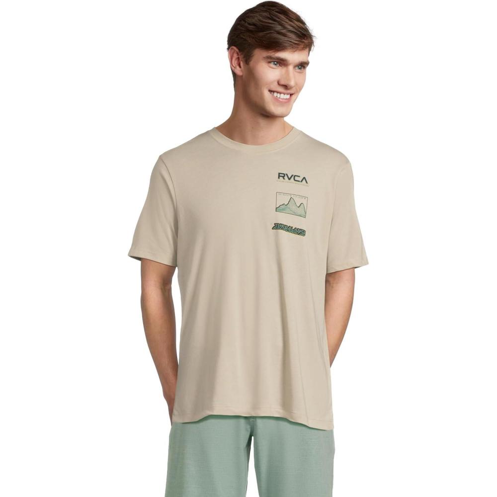 image:imageRVCA Mens RVCA Xt Stacks Short SleeveLight Khaki