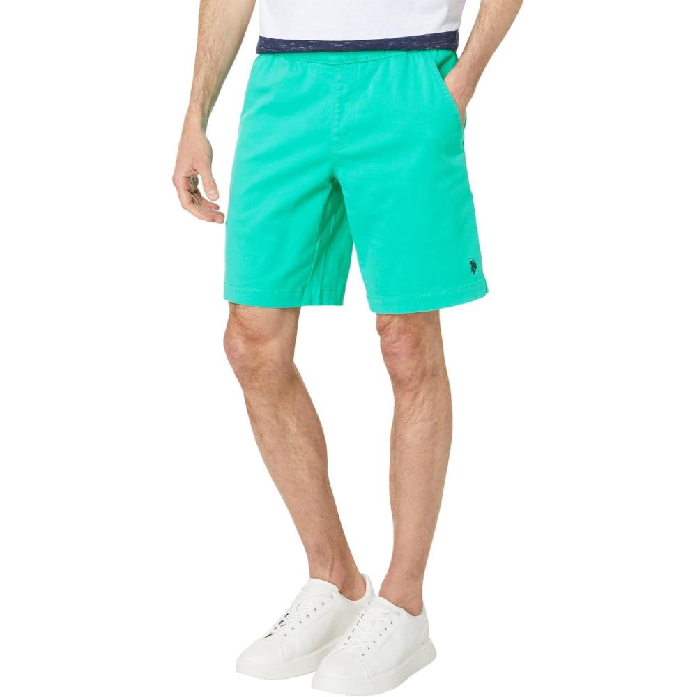 image:imageSTRETCH TWILL JOGGER SHORTSPool Green