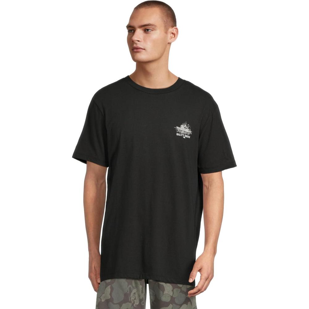 image:imageSalty Crew Mens Day Charter Short Sleeve TeeBlack