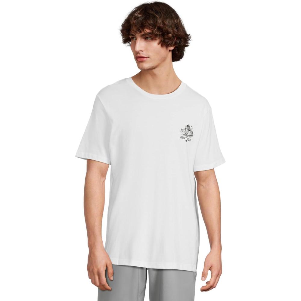 image:imageSalty Crew Mens Day Charter Short Sleeve TeeWhite
