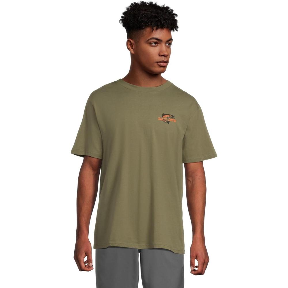 image:imageSalty Crew Mens Nature Classic Short Sleeve TeeDusty Olive