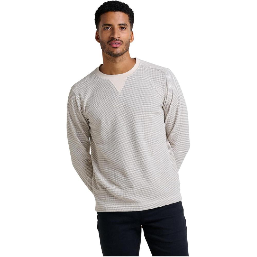 image:imageToadampCo Framer II Long Sleeve CrewHeather Grey Stripe