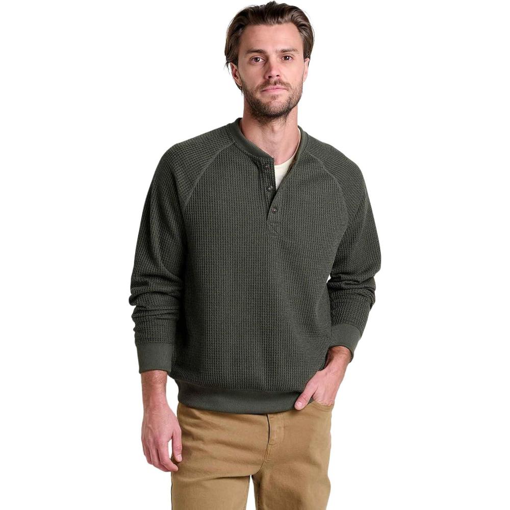 image:imageToadampCo Mens Bitterroot Long Sleeve HenleyOlive