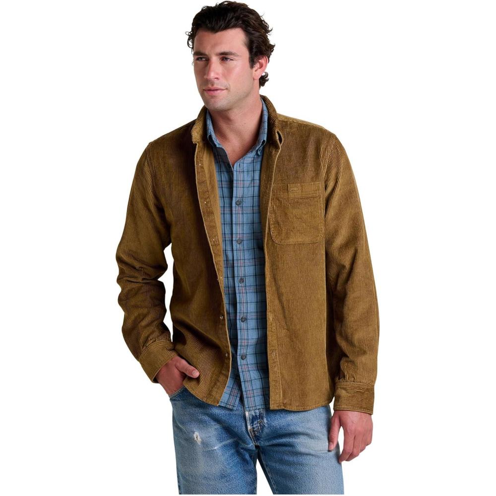 image:imageToadampCo Mens Cascadia Long Sleeve ShirtHoney Brown
