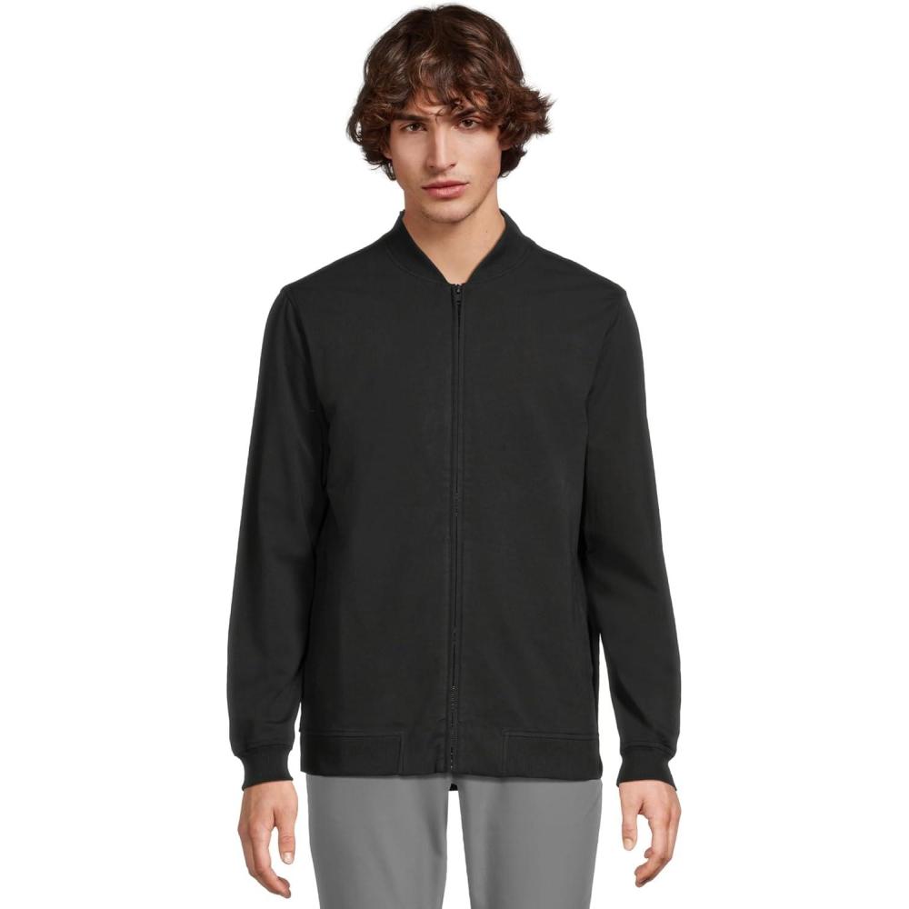 image:imageTravisMathew Men Stretchknit BomberBlack
