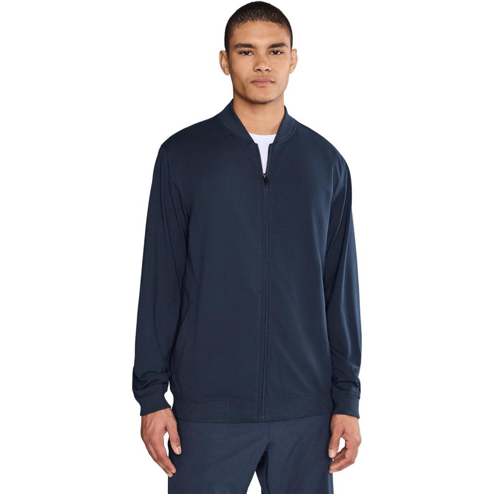 image:imageTravisMathew Men Stretchknit BomberTotal Eclipse