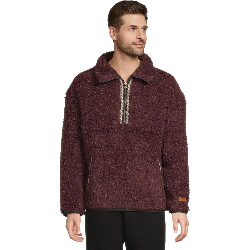 image:imageUGG mens Uggbraid Confetti Half ZipWild Grape