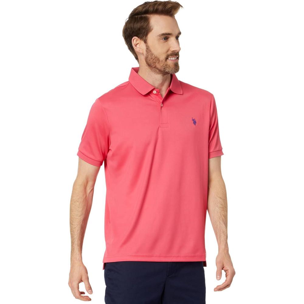 image:imageUS Polo Assn Mens Stretch Performance ShirtRouge Red