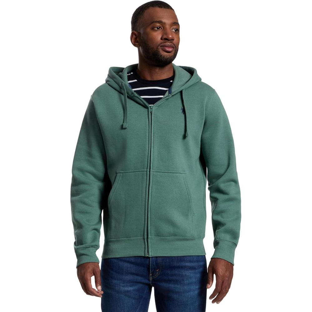 image:imageUS Polo Assn mens Long Sleeve Full Zip HoodieEvening Cactus