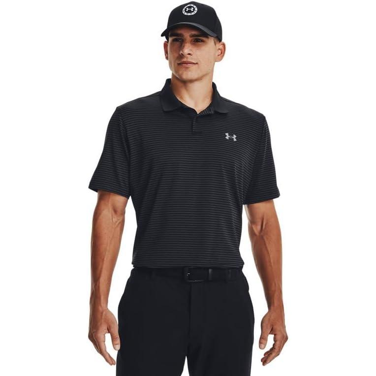 image:imageUnder Armour UnisexAdult Mens Ua Matchplay Stripe PoloBlack
