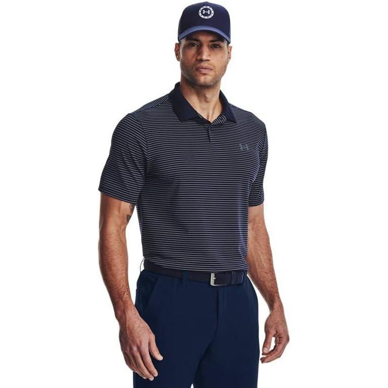 image:imageUnder Armour UnisexAdult Mens Ua Matchplay Stripe PoloMdn