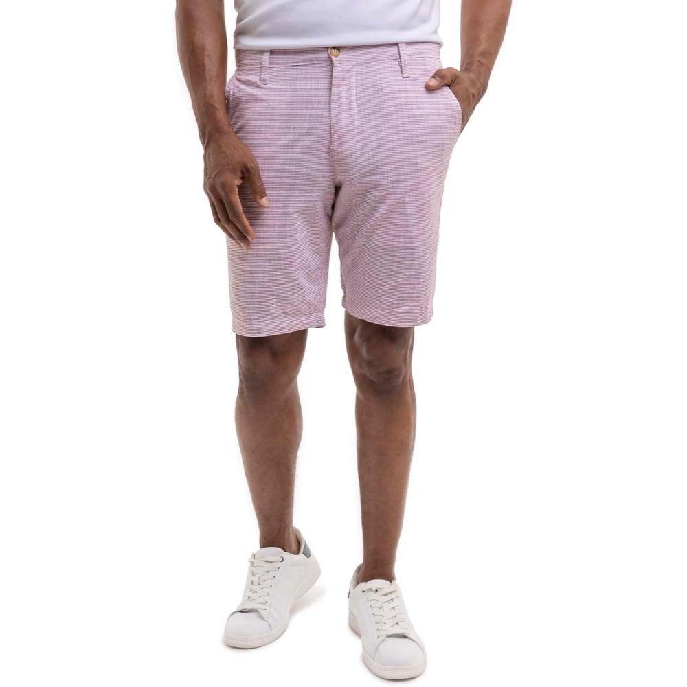 image:imageYARN DYE STRIPE HARTFORD SHORTSRed Canvas