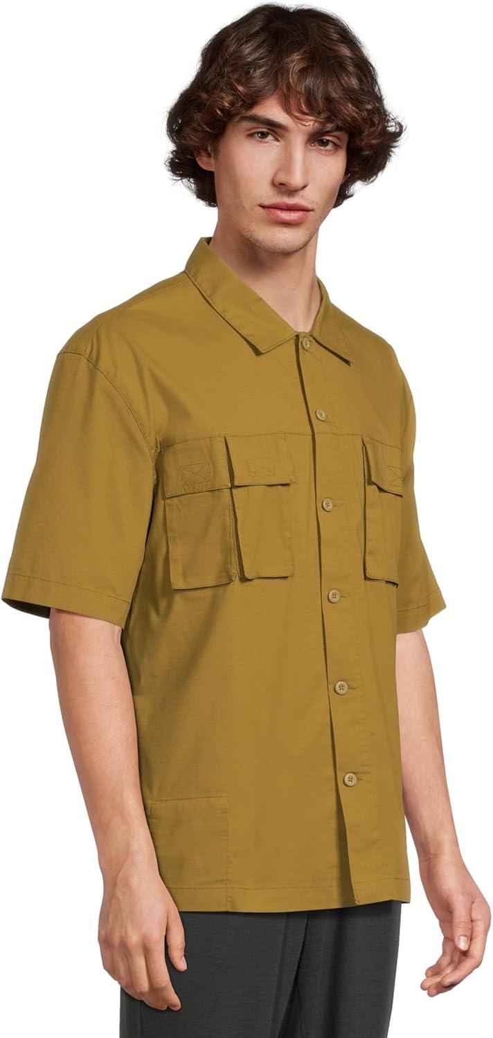 image:imageprAna Mens Palisades Ripstop Short Sleeve ShirtRetro Olive