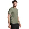 Beyond Yoga Men’s Always Beyond Crew Tee 2.0(Grey Sage Heather)