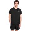 adidas Men’s Adi365 Iconic Running Floating T-Shirt(Black)