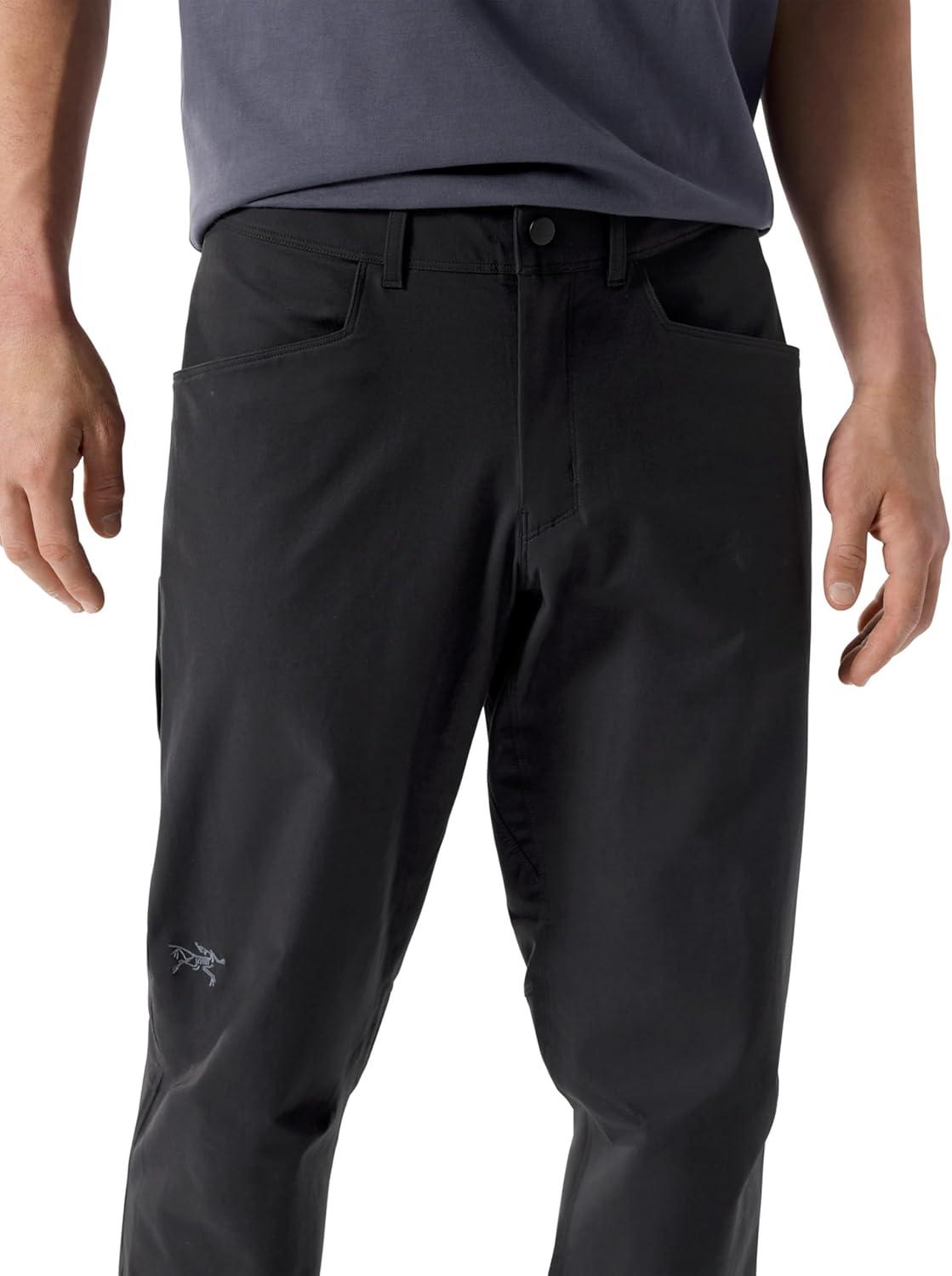 image:imageArcteryx Kragg Cotton Pant Mens Technical Stretch Cotton Climbing PantBlack