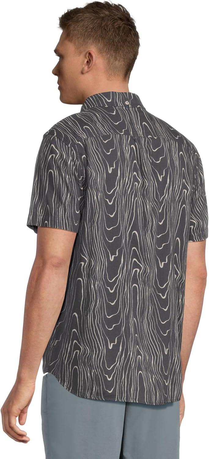 image:imageChubbies Mens The Fault Line Resort Weave Friday ShirtBlack Pattern Base Plaids