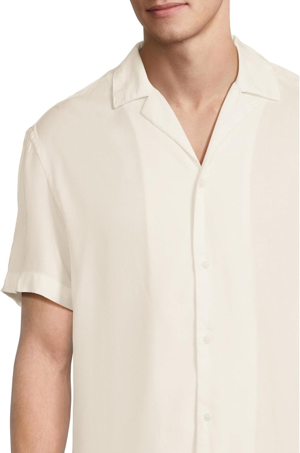 image:imageChubbies Mens The Ivory Lotus Rayon Sunday ShirtOff White Solid
