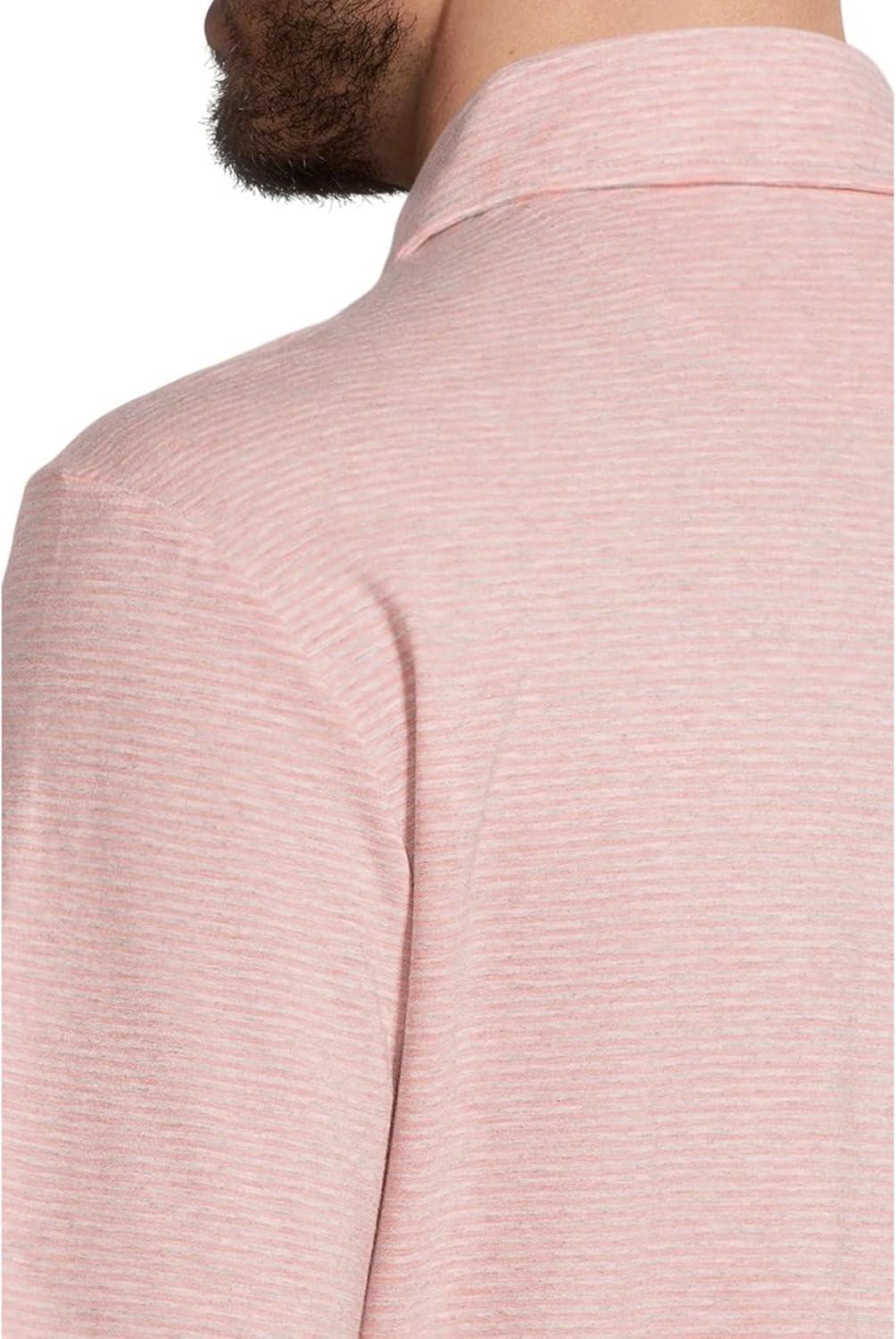 image:imageFaherty Mens Short Sleeve Movement PoloRose Madaket Stripe
