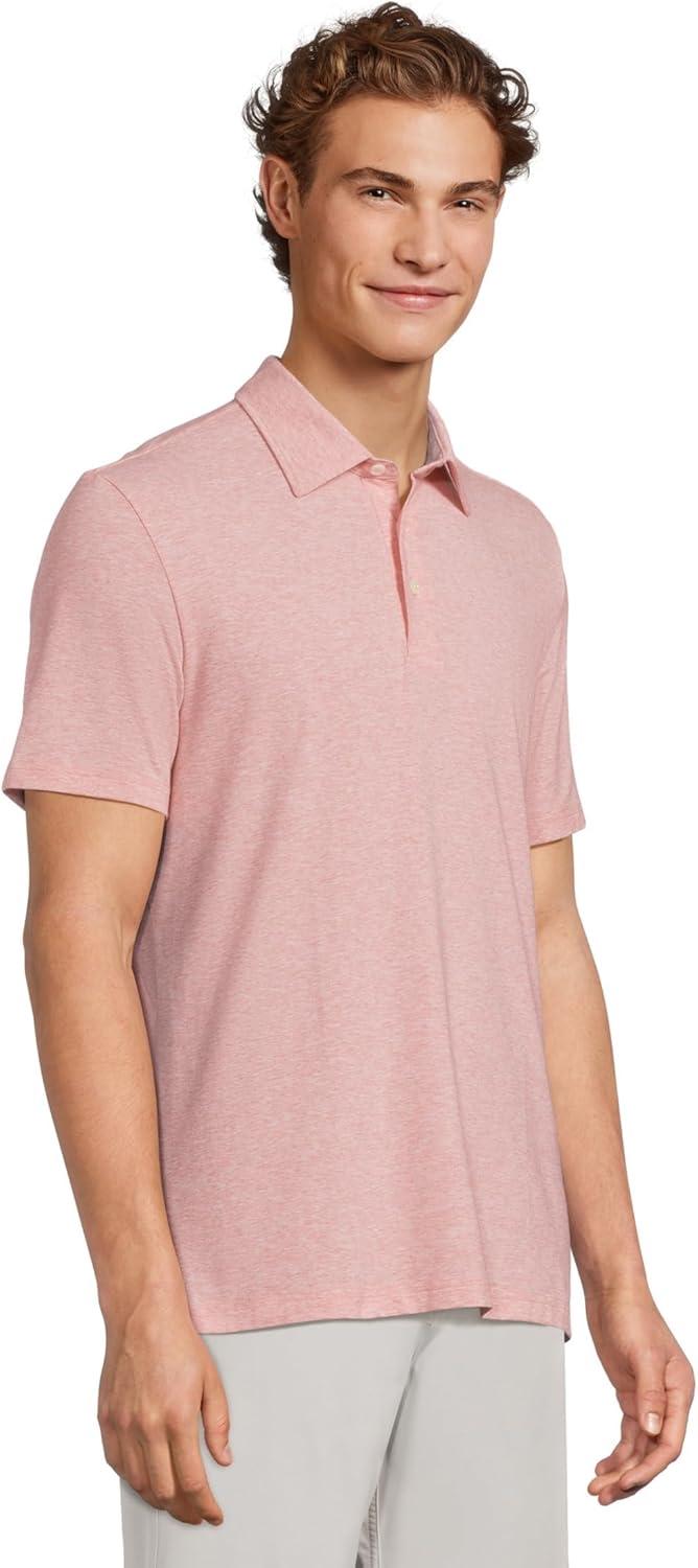 image:imageFaherty Mens Short Sleeve Movement PoloSunbeam Heather