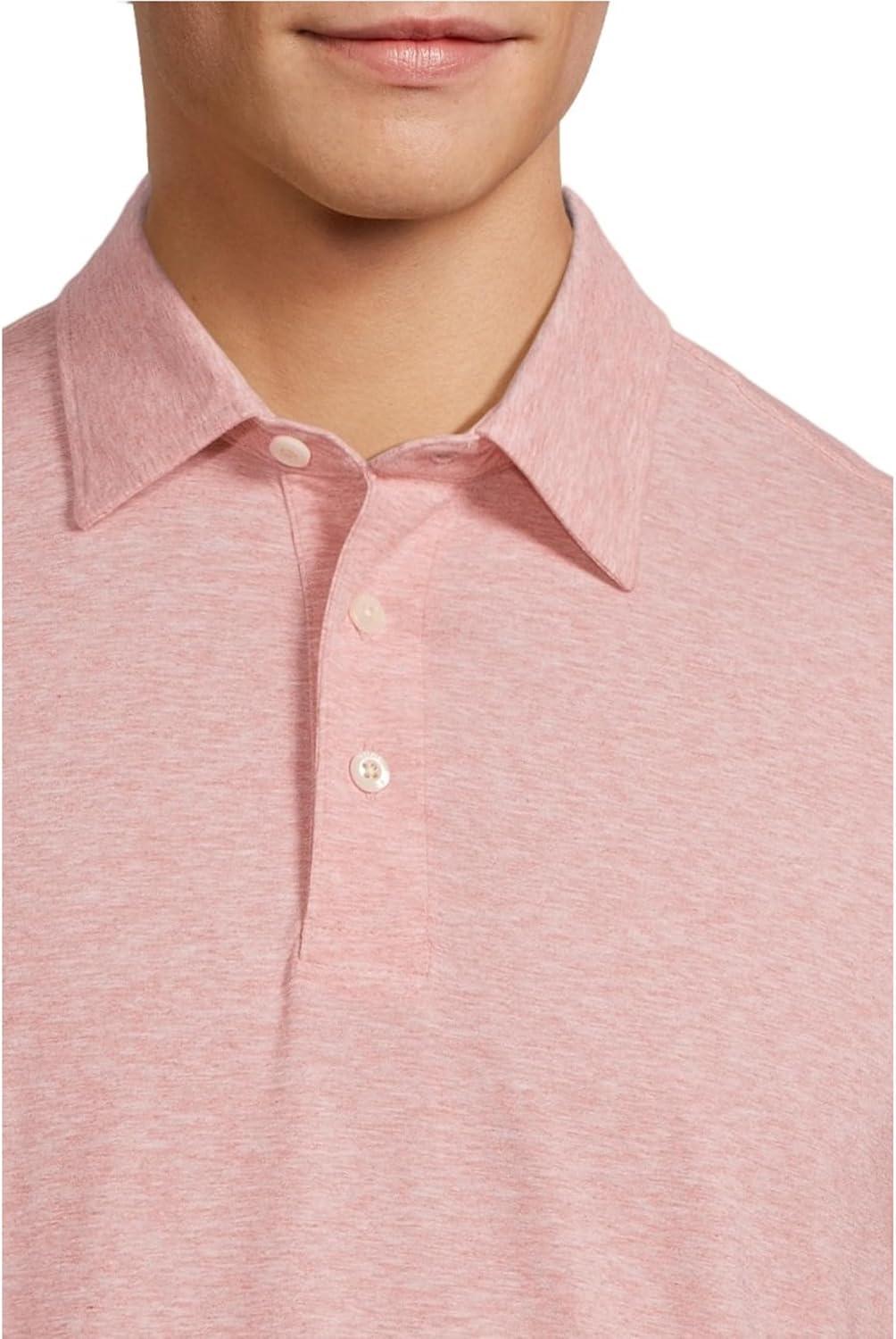 image:imageFaherty Mens Short Sleeve Movement PoloSunbeam Heather