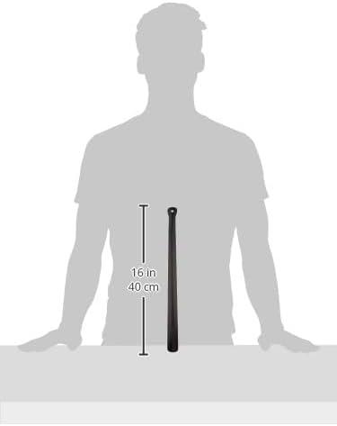 image:imageFlorsheim Easy Reach Metal Shoe Horn 21 Black One Size