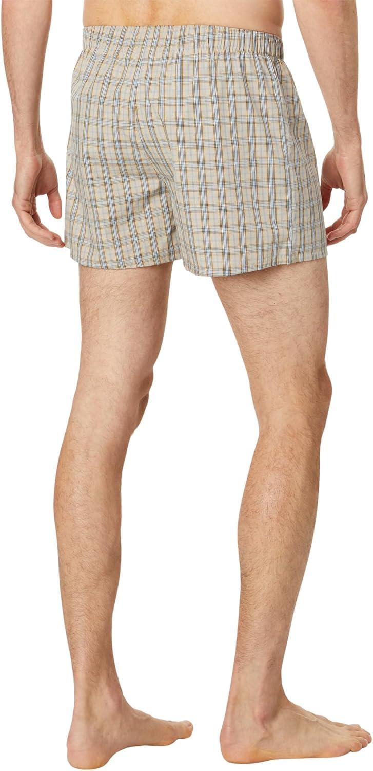 image:imageHANRO Mens Fancy Woven BoxerAmber Check