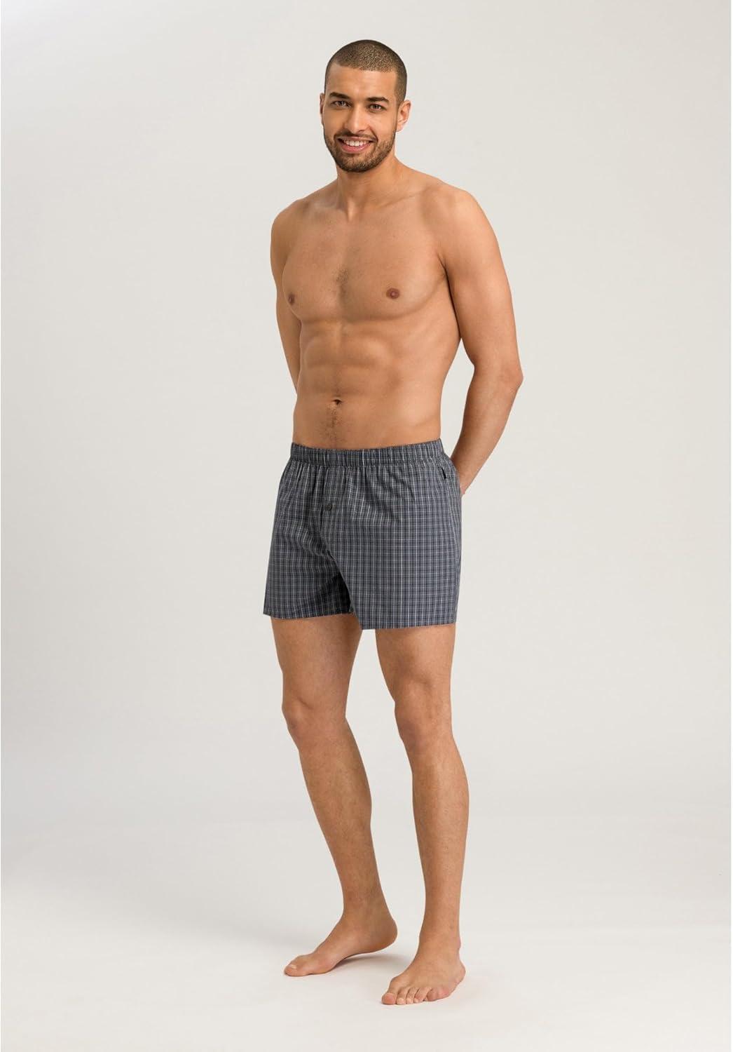 image:imageHANRO Mens Fancy Woven BoxerCasual Check