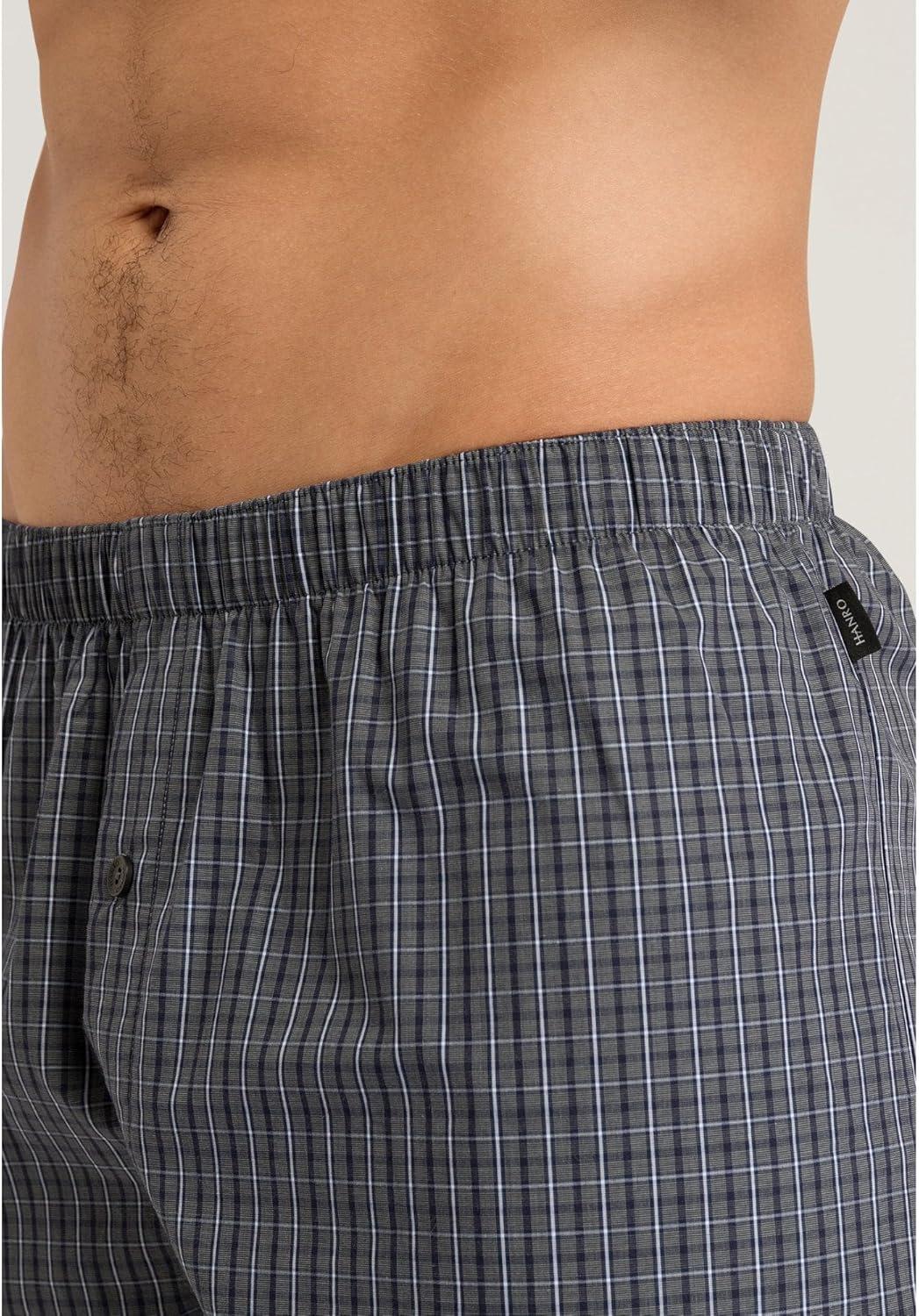 image:imageHANRO Mens Fancy Woven BoxerCasual Check