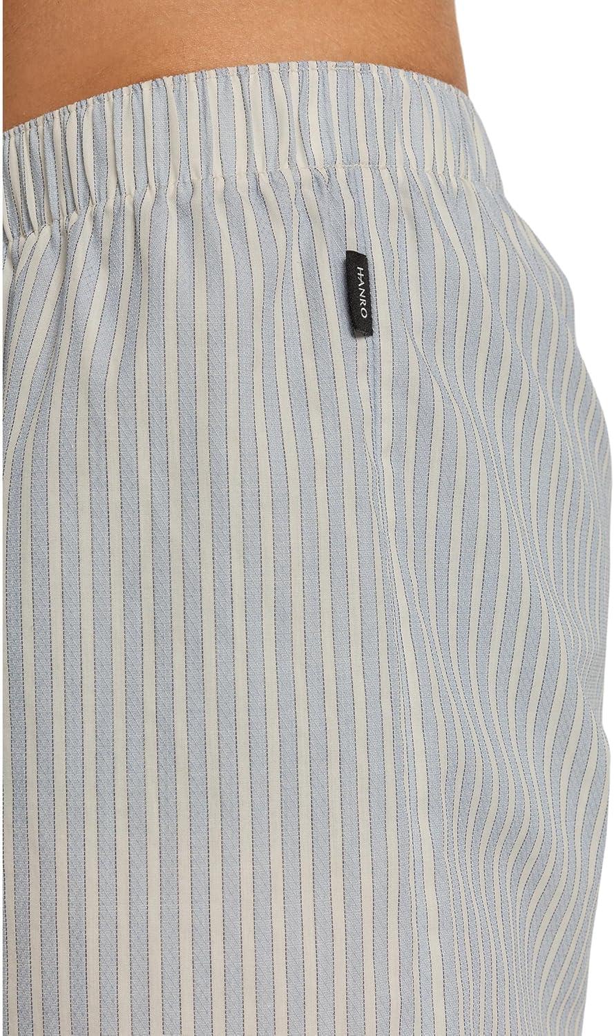 image:imageHANRO Mens Fancy Woven BoxerLight Stripe