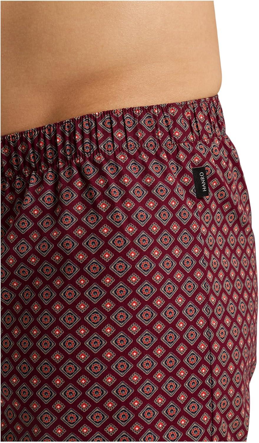 image:imageHANRO Mens Fancy Woven BoxerRed Gems Print