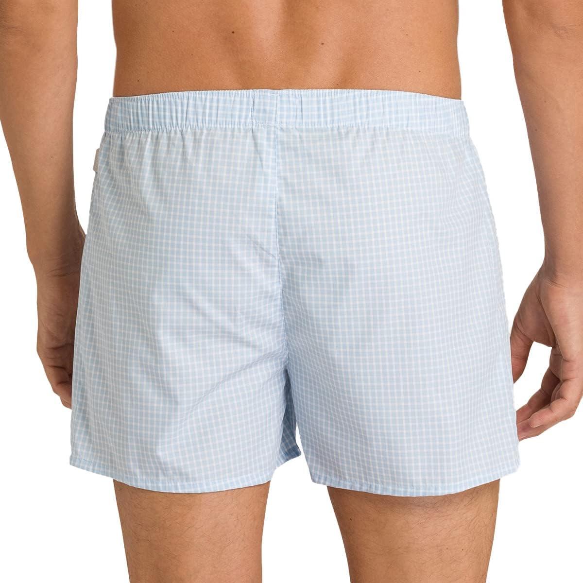 image:imageHANRO Mens Fancy Woven BoxerSmall Vichy Check