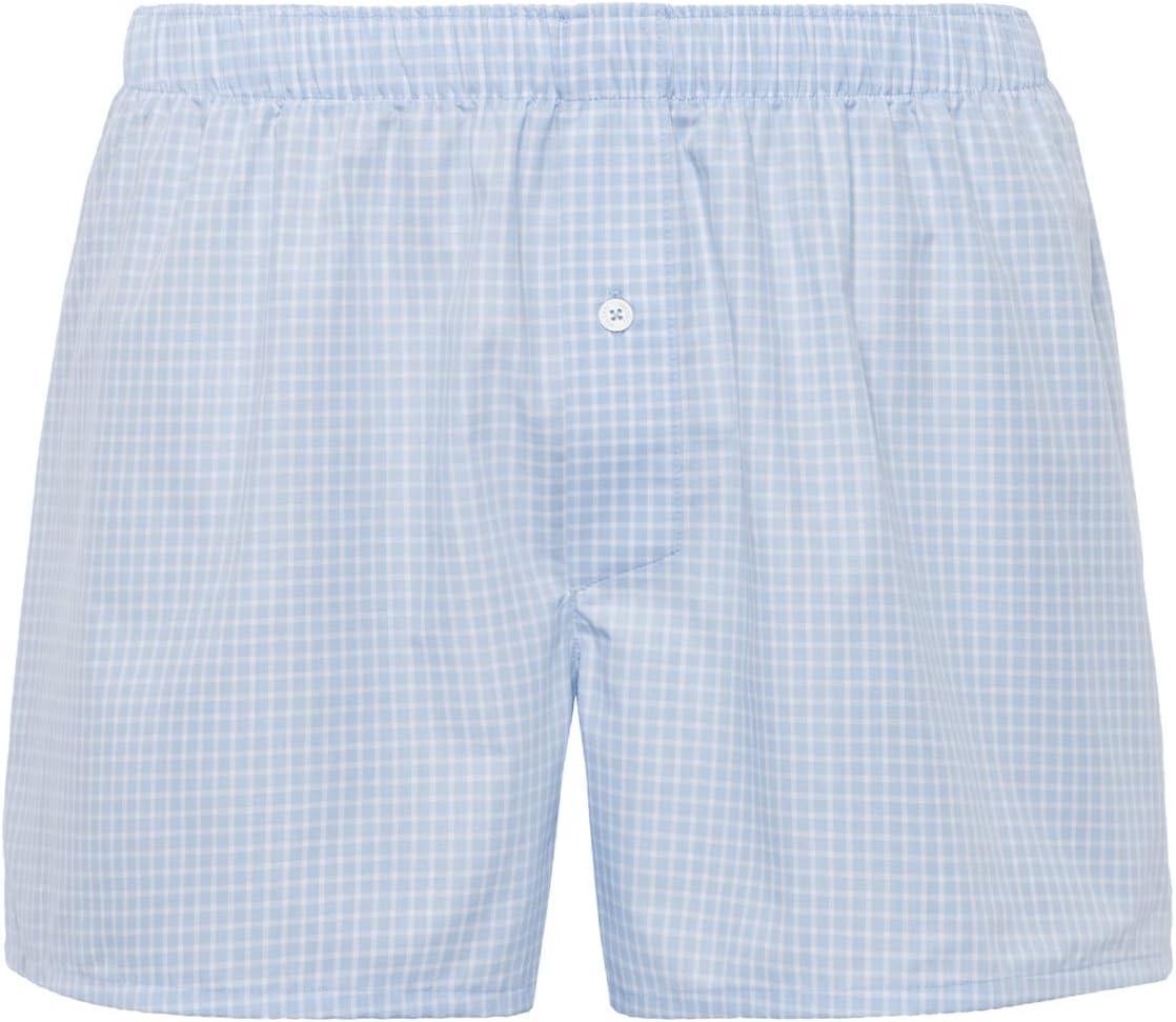 image:imageHANRO Mens Fancy Woven BoxerSmall Vichy Check