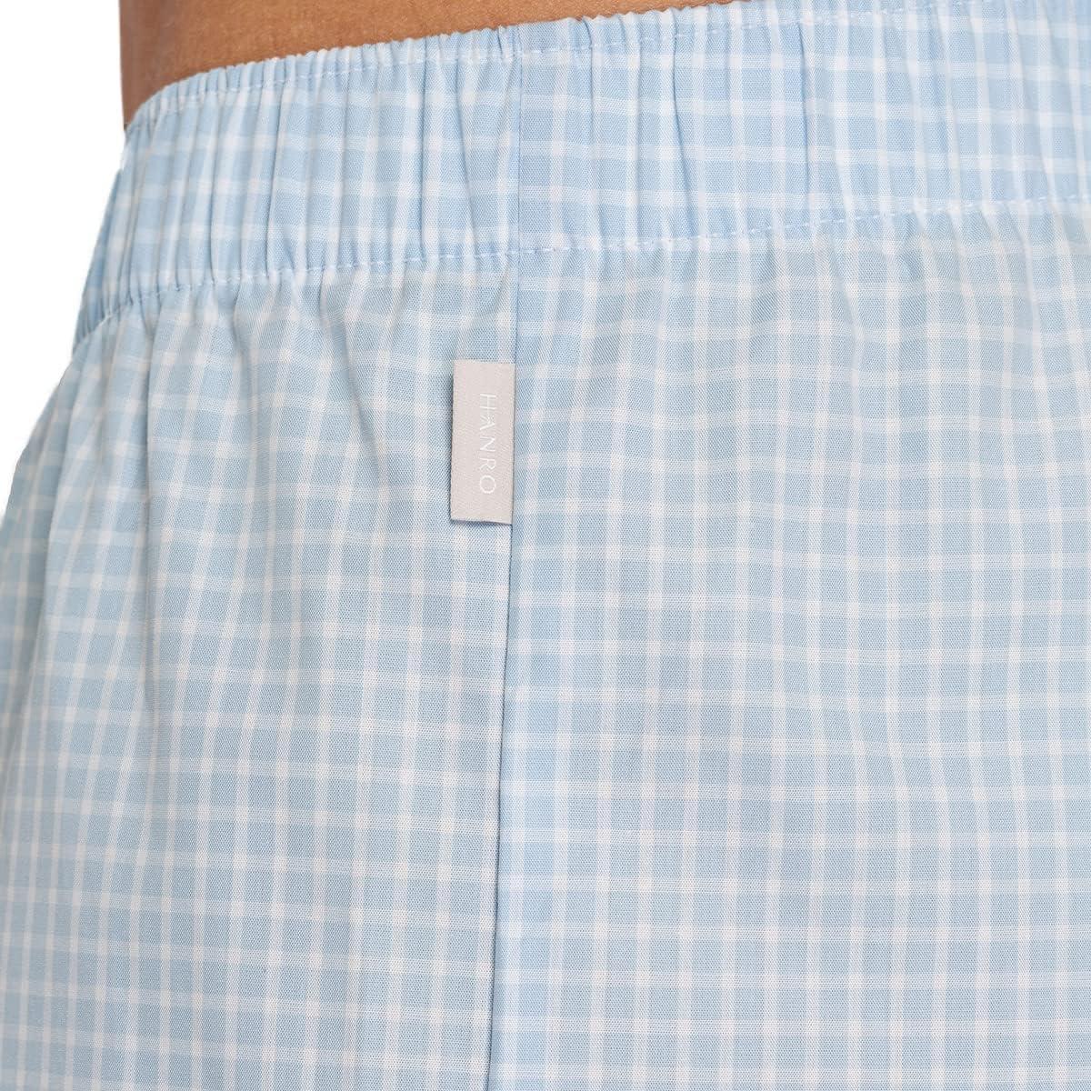 image:imageHANRO Mens Fancy Woven BoxerSmall Vichy Check