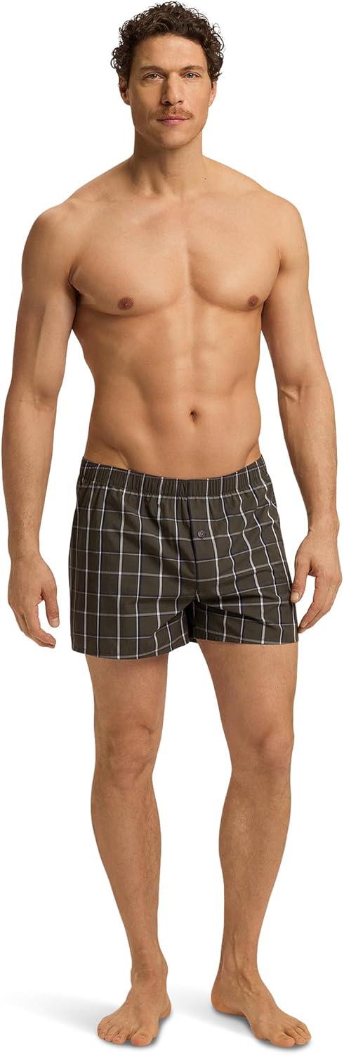 image:imageHANRO Mens Fancy Woven BoxerUbran Check