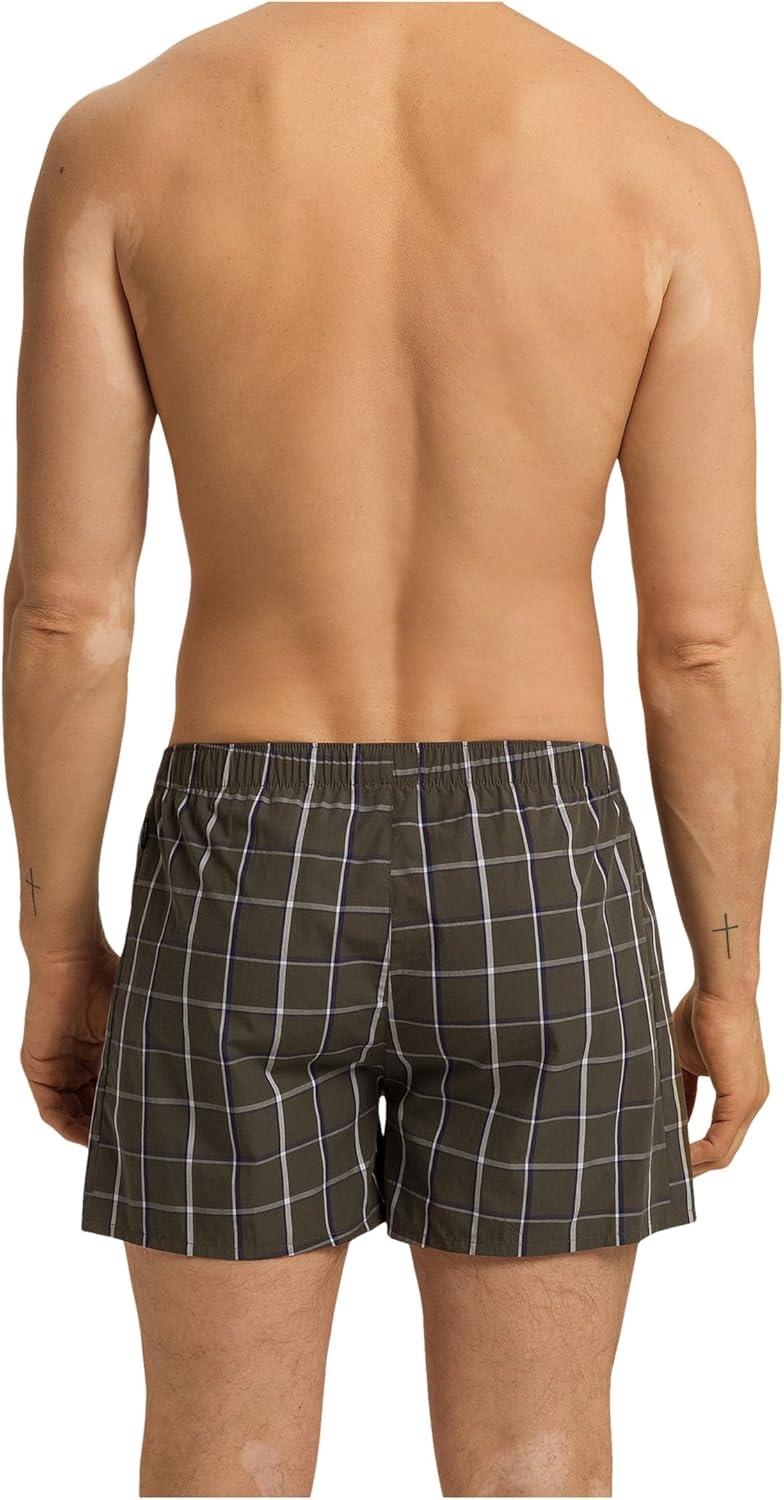 image:imageHANRO Mens Fancy Woven BoxerUbran Check