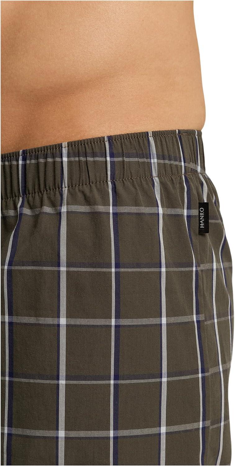 image:imageHANRO Mens Fancy Woven BoxerUbran Check