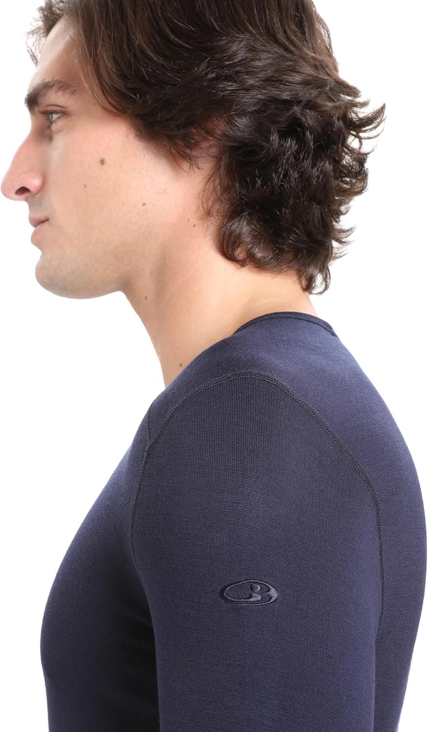 image:imageIcebreaker Merino Mens Mens 260 Tech Long Sleeve CreweMidnight Navy