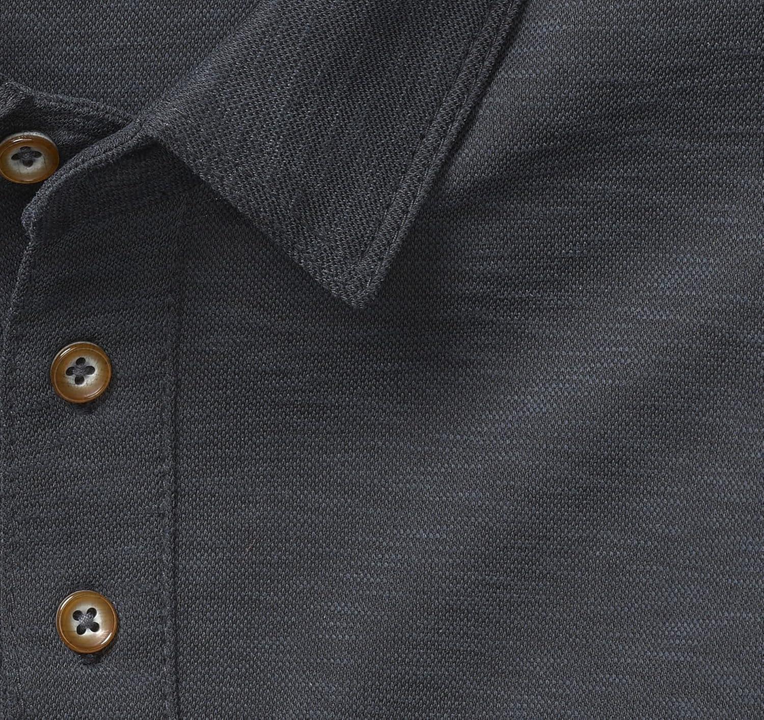 image:imageJohnston amp Murphy Mens Vintage Slub PoloBlack