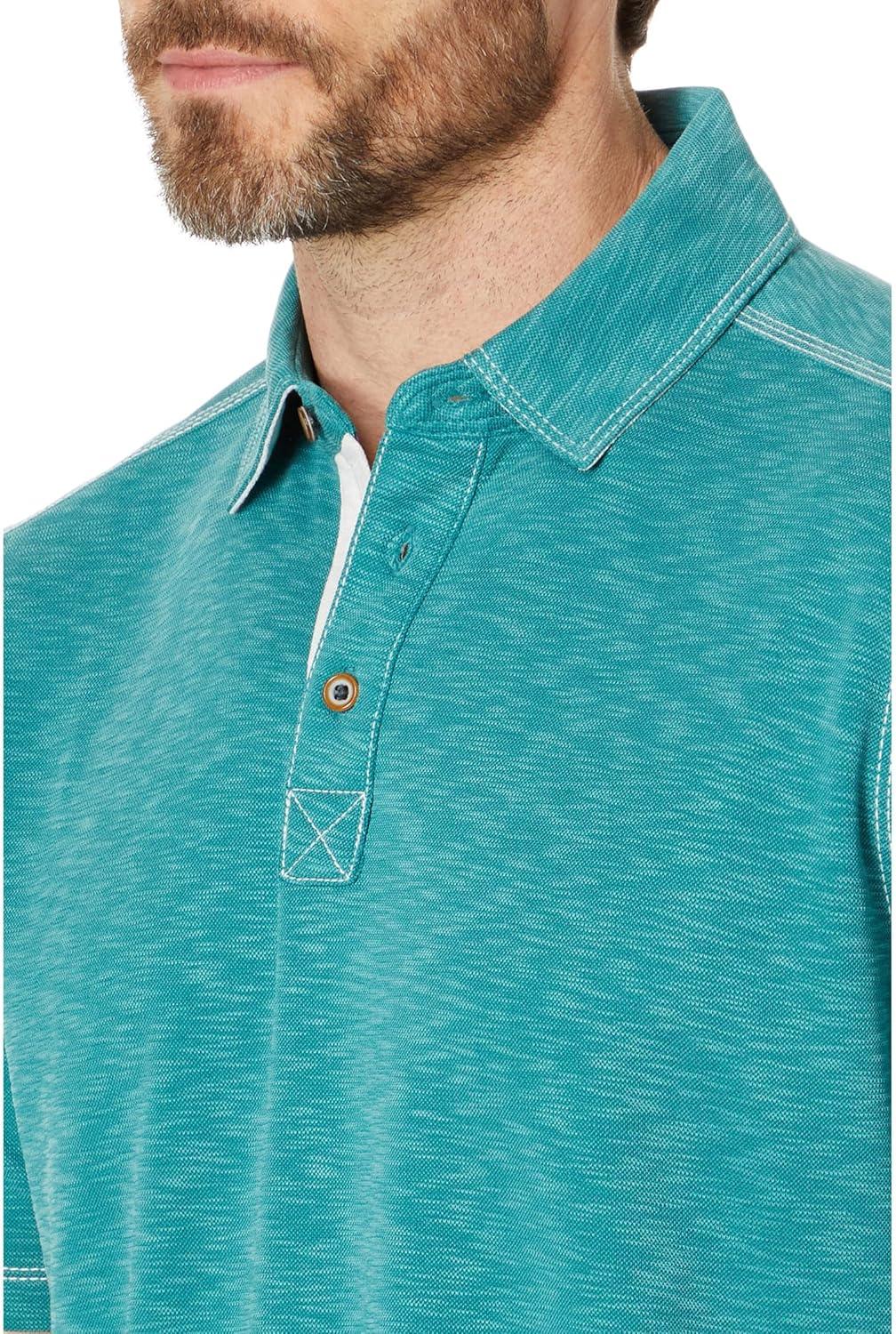image:imageJohnston amp Murphy Mens Vintage Slub PoloGreen