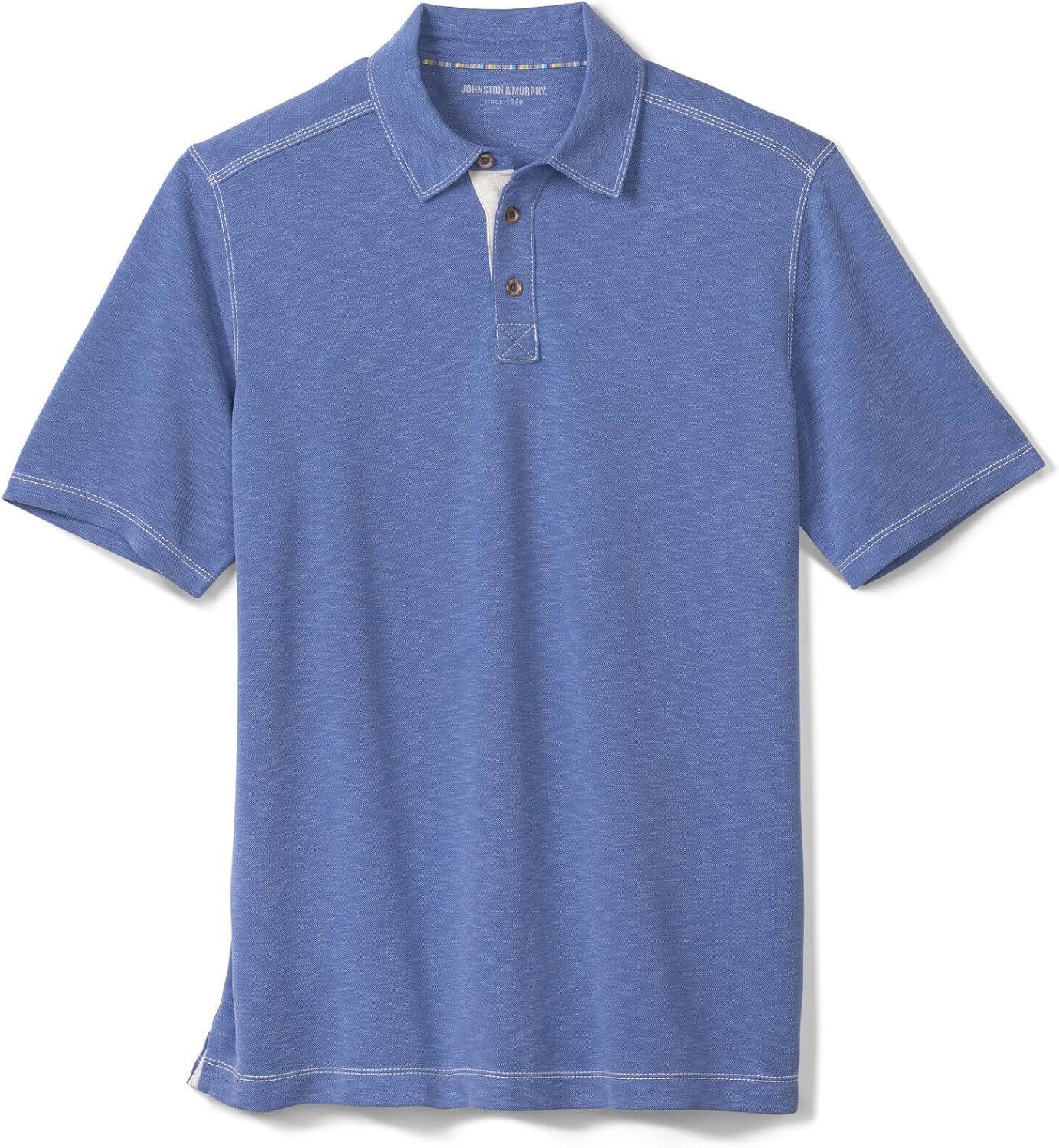 image:imageJohnston amp Murphy Mens Vintage Slub PoloRoyal