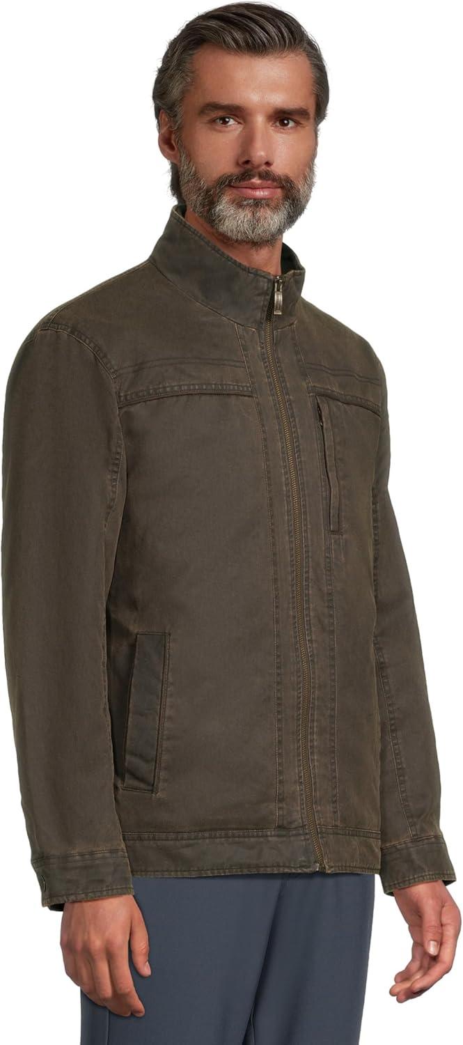 image:imageJohnston amp Murphy mens Antique Cotton JacketBrown 2