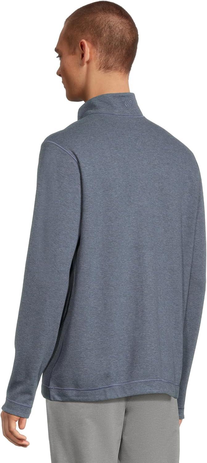 image:imageJohnston amp Murphy mens Reversible Solid QuarterzipBlueGray